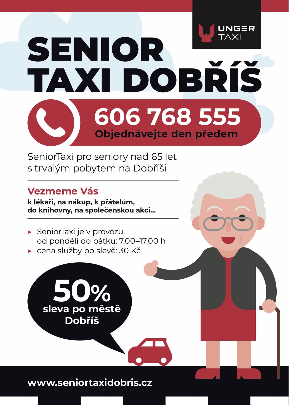 Senior Taxi Dobříš